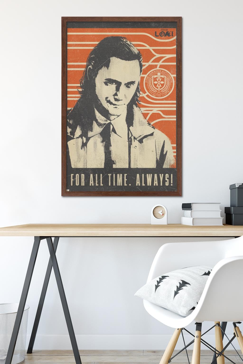 Trends International Marvel Loki - For All Time Framed Wall Poster 22.375
