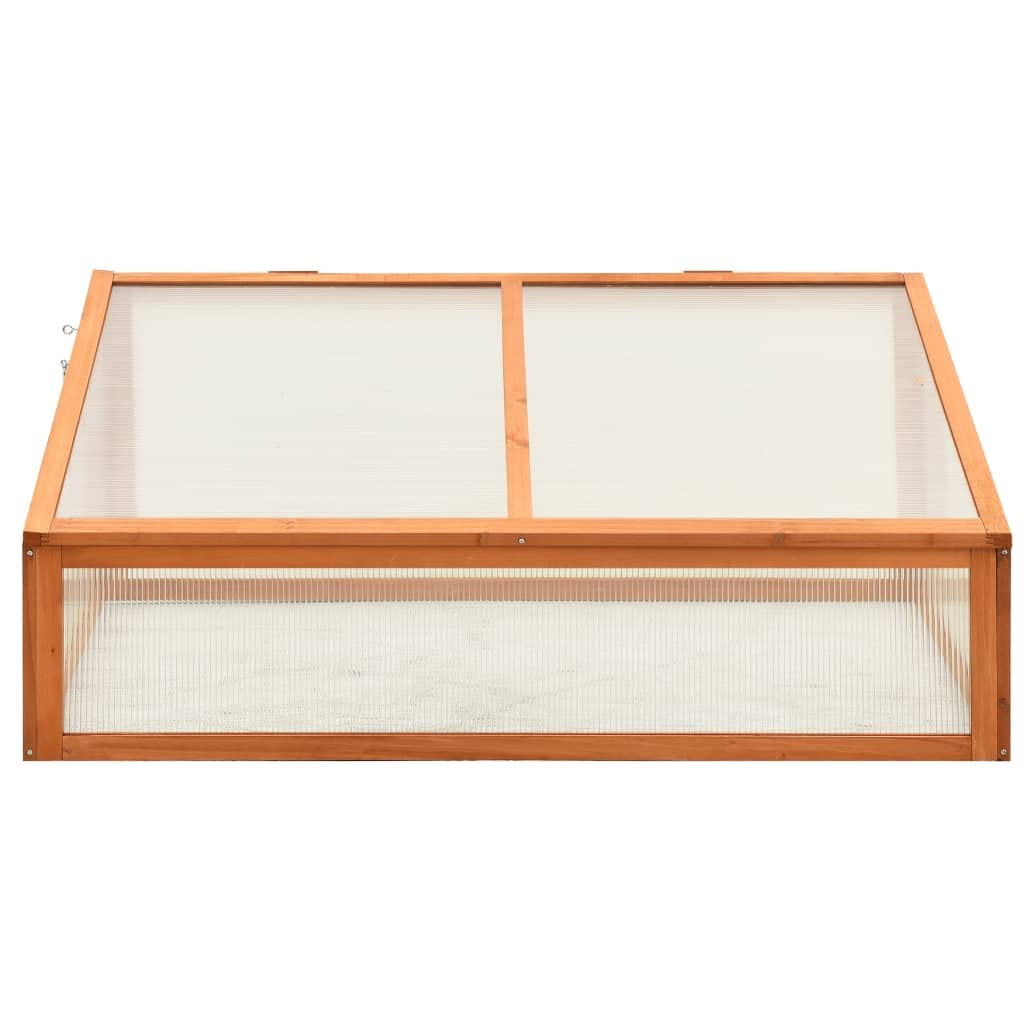 CHARMMA Greenhouse 39.4x25.6x15.7 Inch Firwood Plant Growing Box - Perfect for Indoor Herb Garden, Seed Starting & Plant Propagation