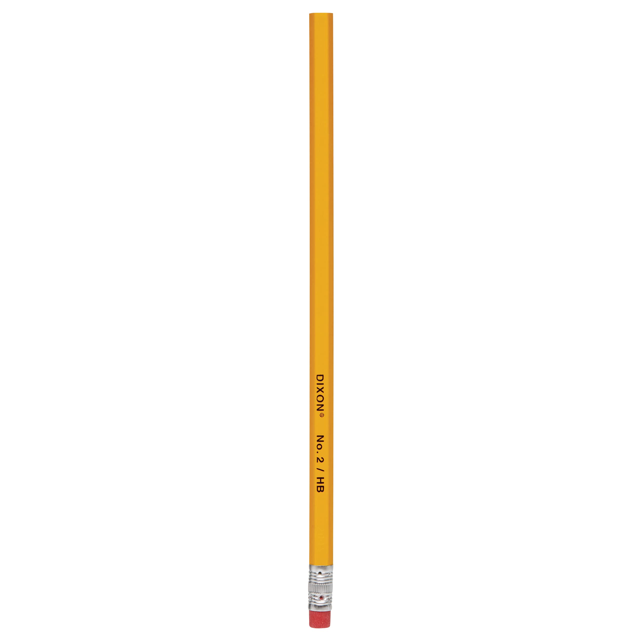 Dixon No. 2 Yellow Wood-Cased Pencils with Black Core - #2 HB Soft Lead - Pack of 8 (14408) - Perfect for School, Office & Art Sketching