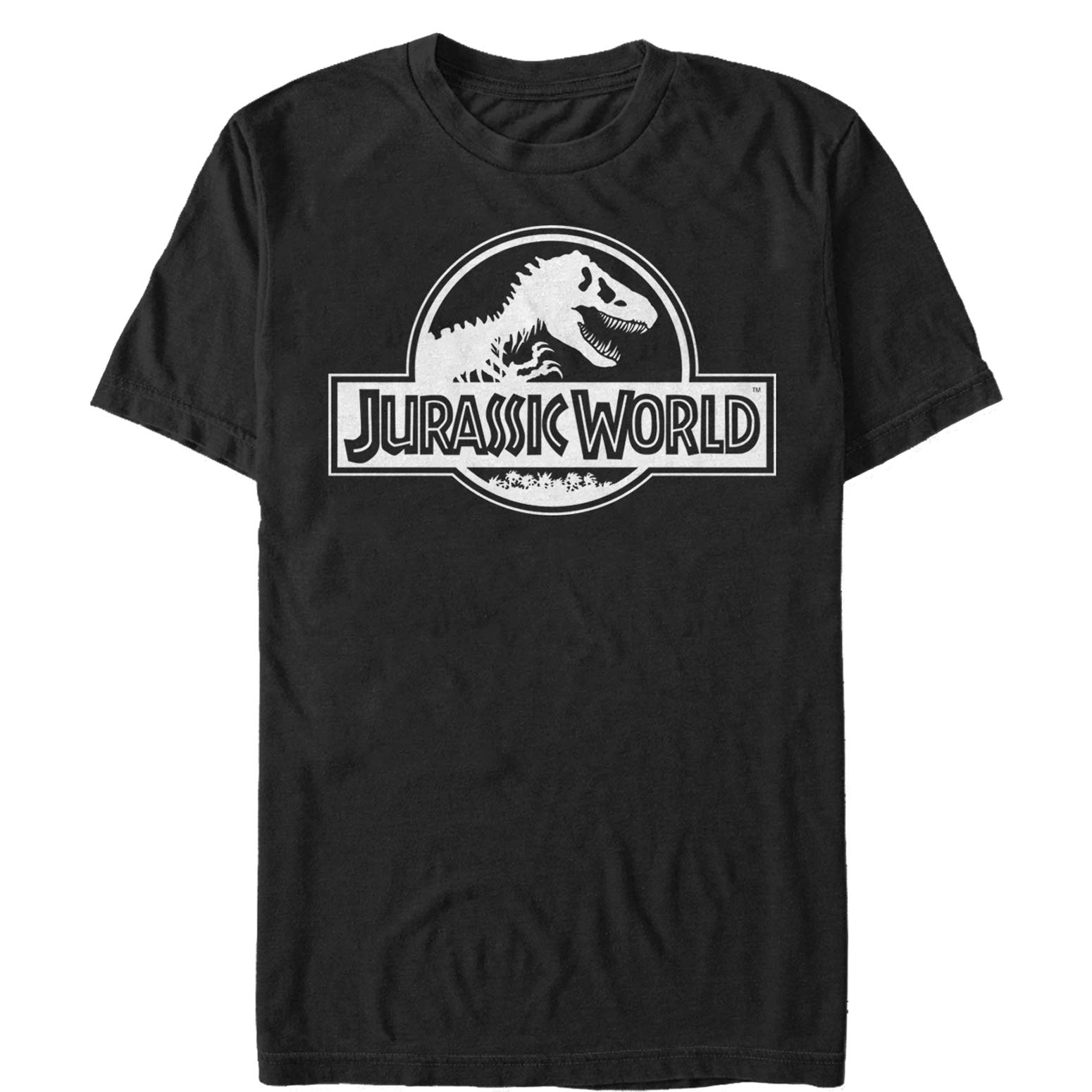 Men's Jurassic World T-Rex Logo Graphic T-Shirt - Dinosaur Themed Casual Tee for Fans, Movie Lovers & Everyday Wear