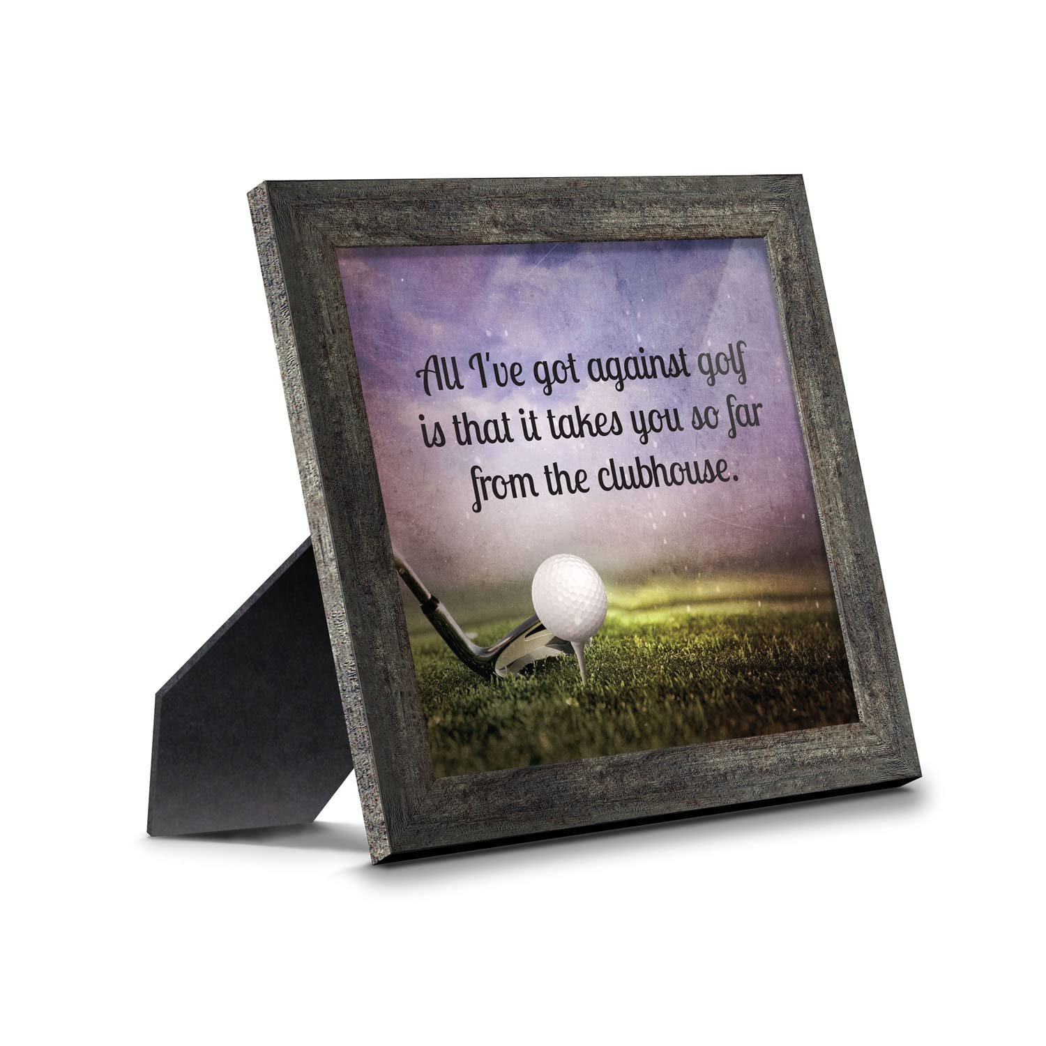 Funny Golf Picture Frame for Men - Unique Golf Gifts & Home Décor - Perfect for Father's Day, Birthday & Office Decor (8664BW)
