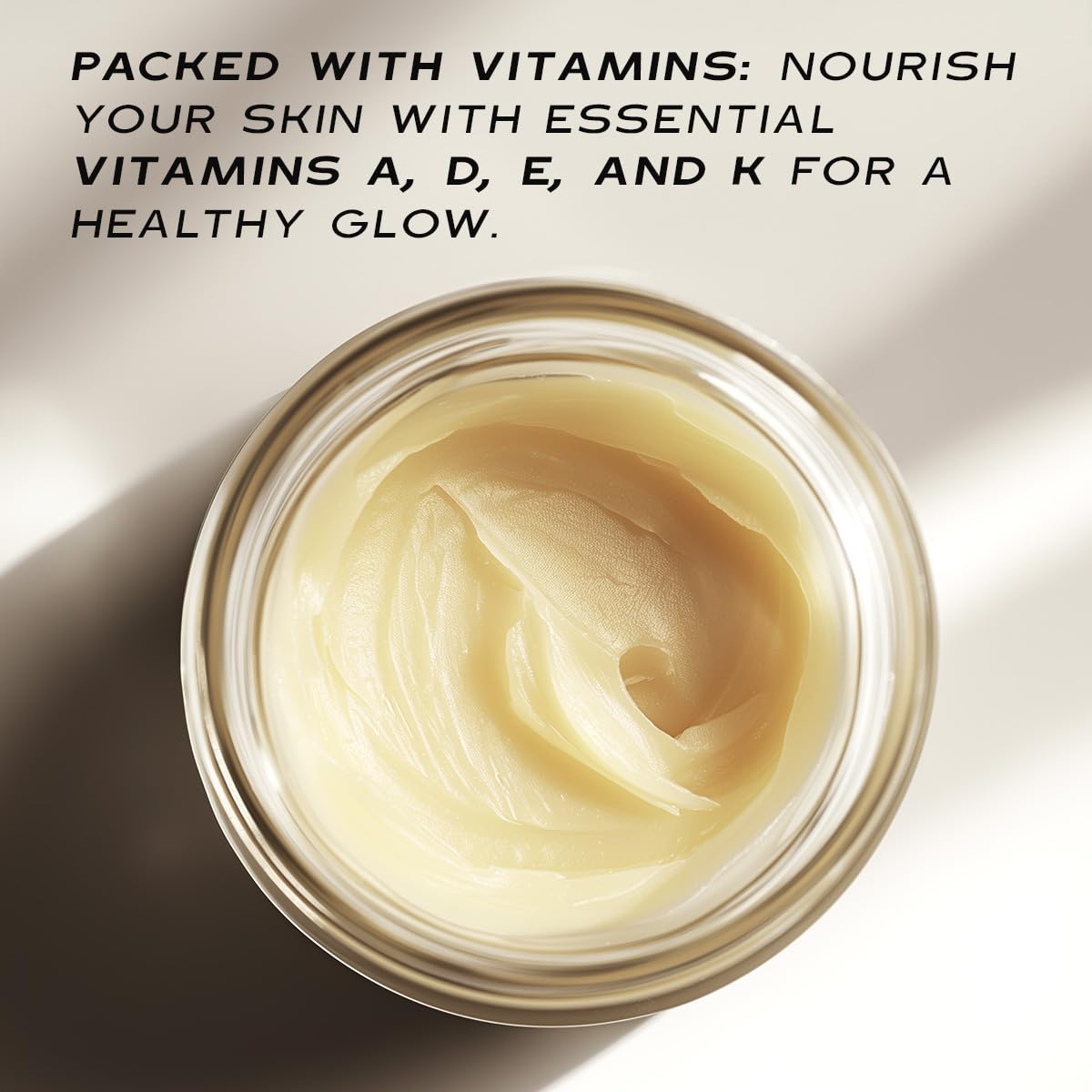 Grass-Fed Suet Beef Tallow & Raw Honey Skin Balm with Vanilla Essential Oil - Natural Face & Body Moisturizer (4 oz) - Perfect for Dry Skin, Eczema & DIY Skincare