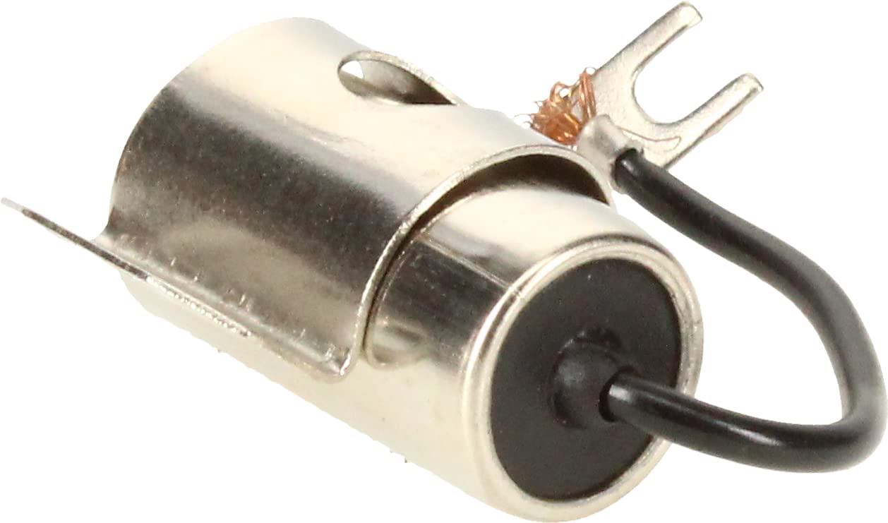 FET12300A Ignition Condenser Compatible with Ford New Holland 2000 4000 600 700 800 8N 900 Series & NAA Tractors - 1 Pack - Perfect for Engine Tune-Ups & Electrical System Repairs