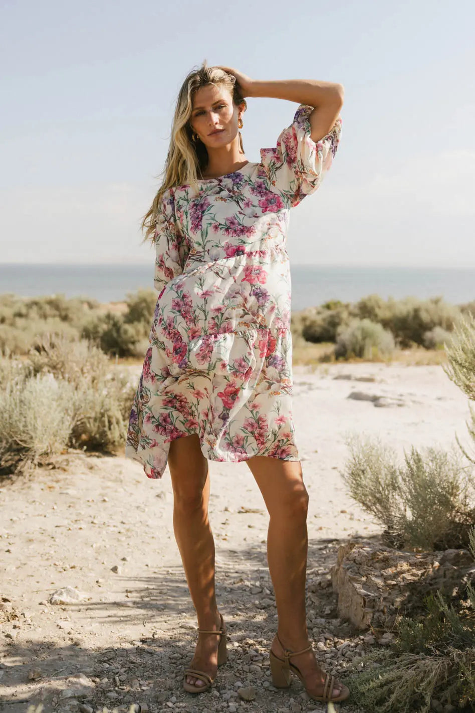 Aurora Floral Babydoll Dress - Women's Lace Nightgown Sleepwear for Date Night & Boudoir Photography | Comfortable & Sexy Summer Nightie