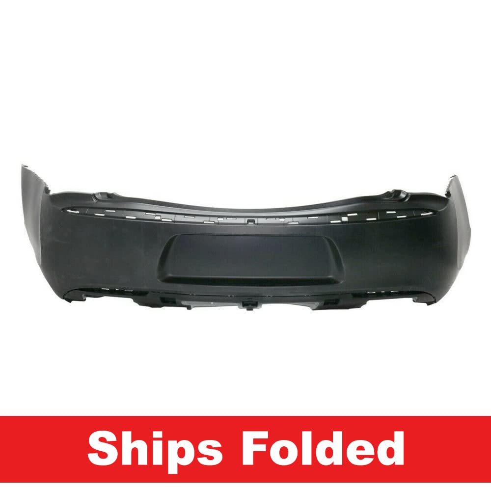 Primed Rear Bumper Cover for 2015-2020 Chrysler 300 | No Sensor Required | Part #CH1100999 5PN46TZZAD | Perfect Fit for Replacement & Auto Body Repair