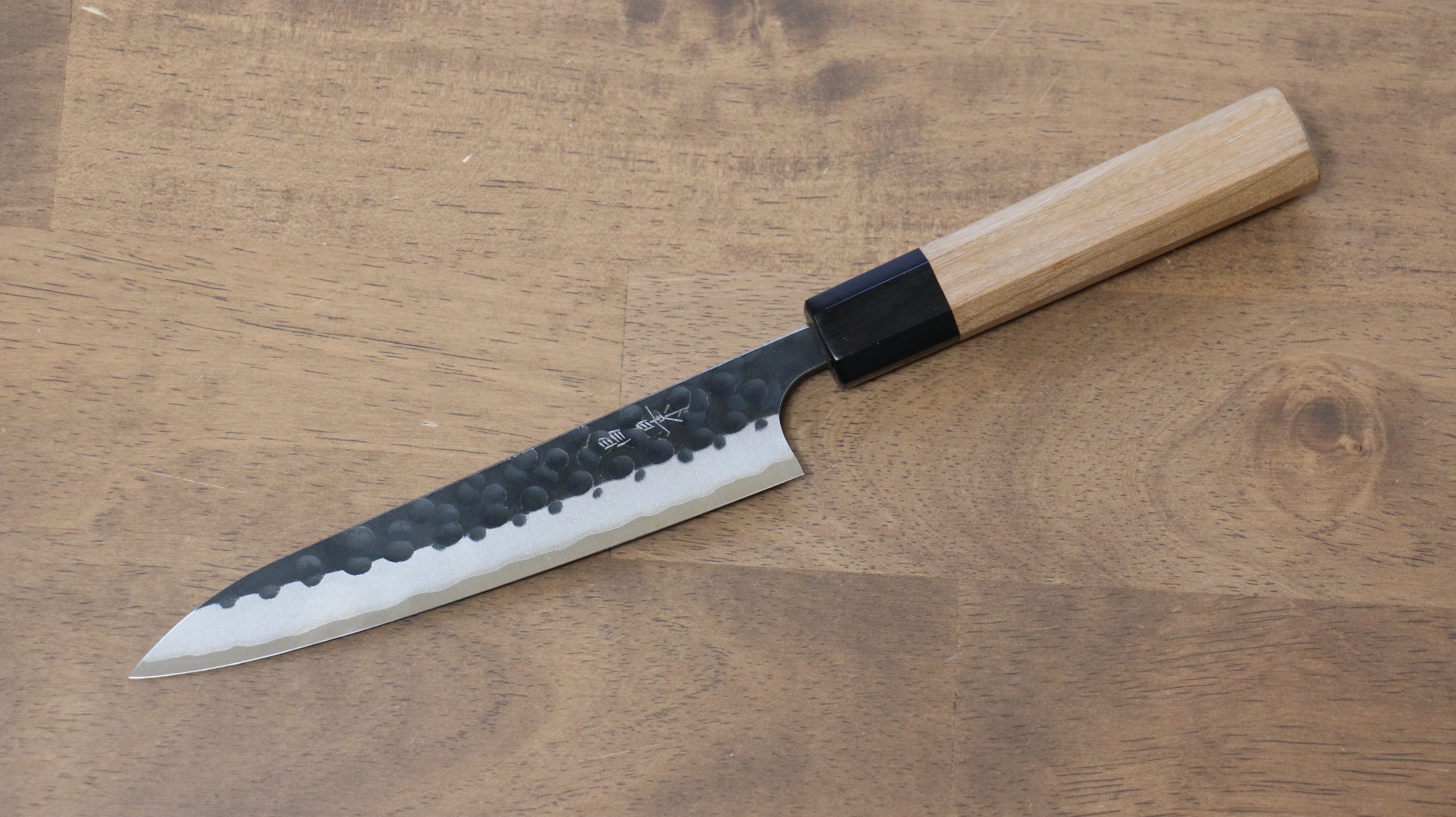 Masakage Koishi Blue Super Steel Petty Knife 150mm - Japanese Utility Knife with American Cherry Wood Handle for Precision Cutting, Slicing & Kitchen Tasks