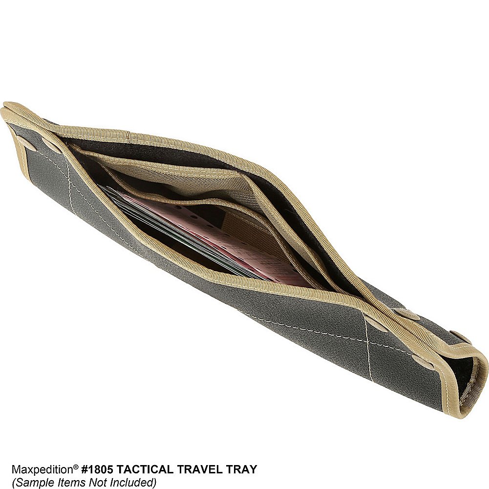 MAXPEDITION Tactical Travel Tray - Durable Organizer for Camping, Hiking & Outdoor Adventures - Compact Gear Storage for EDC Essentials