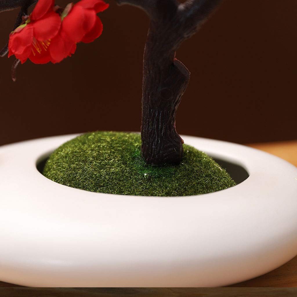 Chinese-Style Artificial Plum Blossom Flowers - Faux Floral Table Decor for Home, Office, Wedding & Party Theme Decorations | Perfect for Centerpieces, Shelf Displays & Seasonal Home Styling