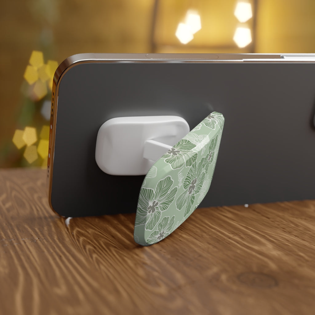 Hau 'Oma'oma'o Phone Grip - Non-Slip Cell Phone Holder with Strong Adhesive for iPhone, Samsung & Smartphones - Perfect for Driving, Workouts & Everyday Use