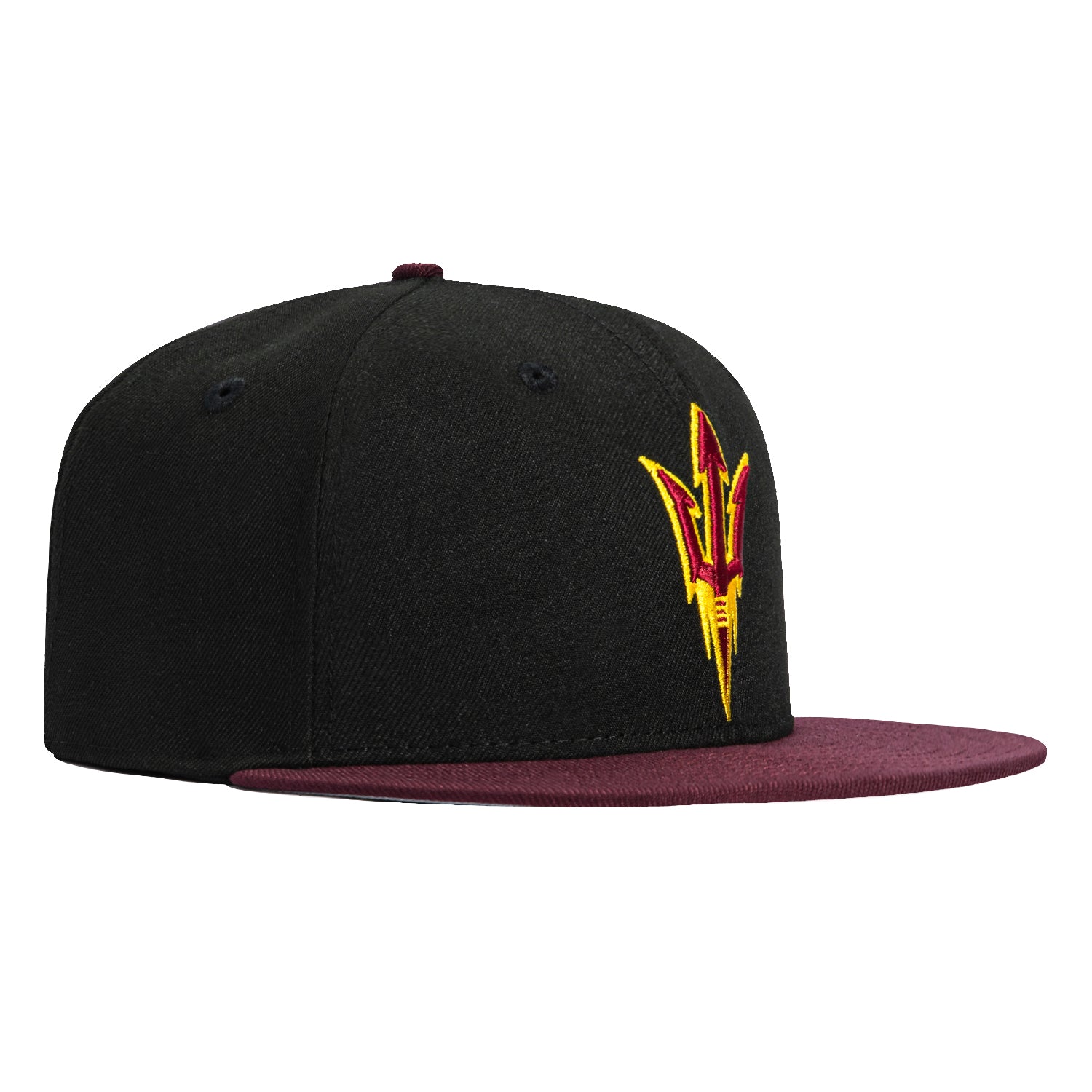 New Era 59Fifty Arizona State Sun Devils Snapback Hat - Black & Maroon Baseball Cap for Men & Women - Perfect for College Sports Fans, Game Day & Casual Wear