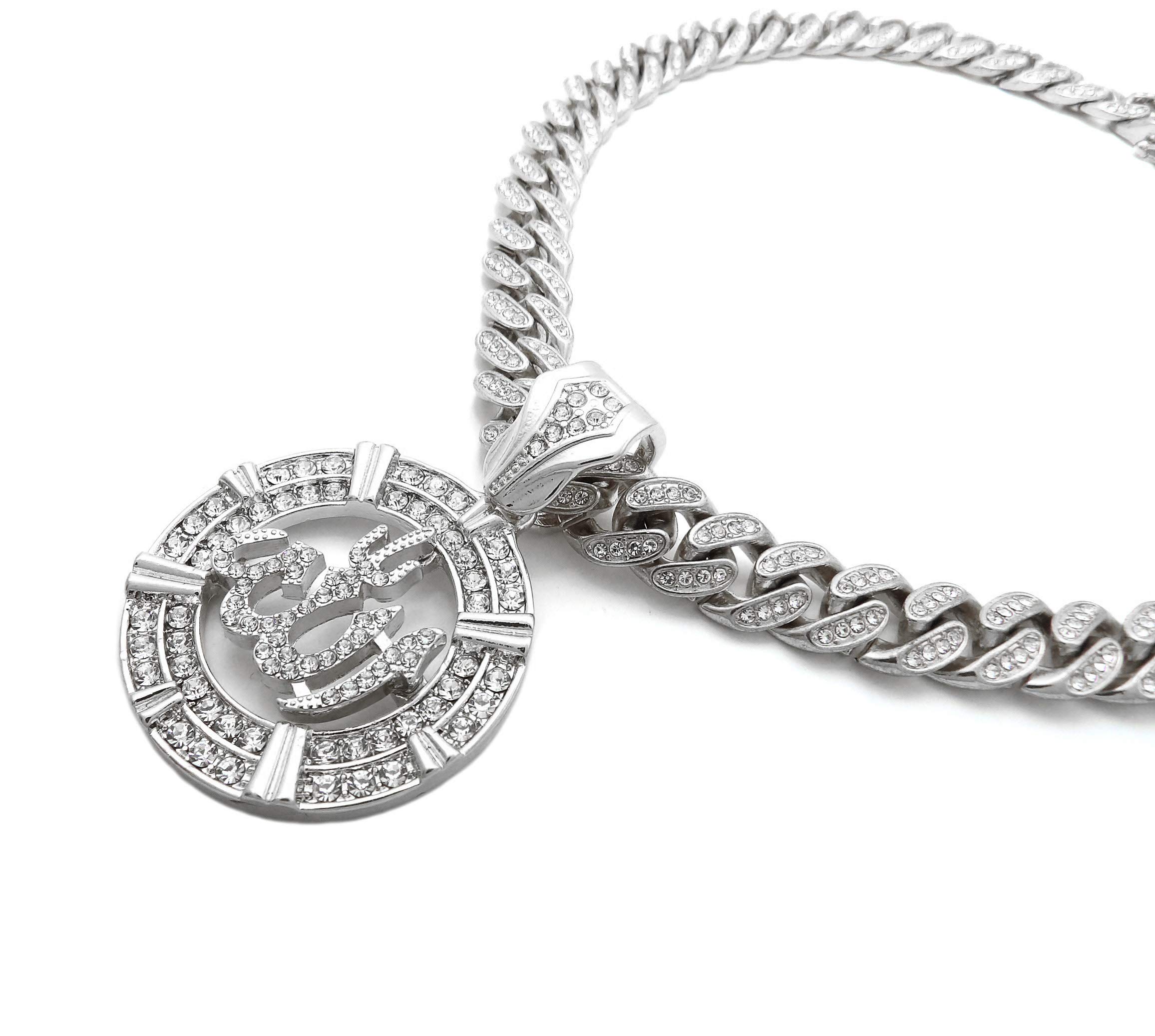 Allah Hip Hop Pendant with 12mm 18