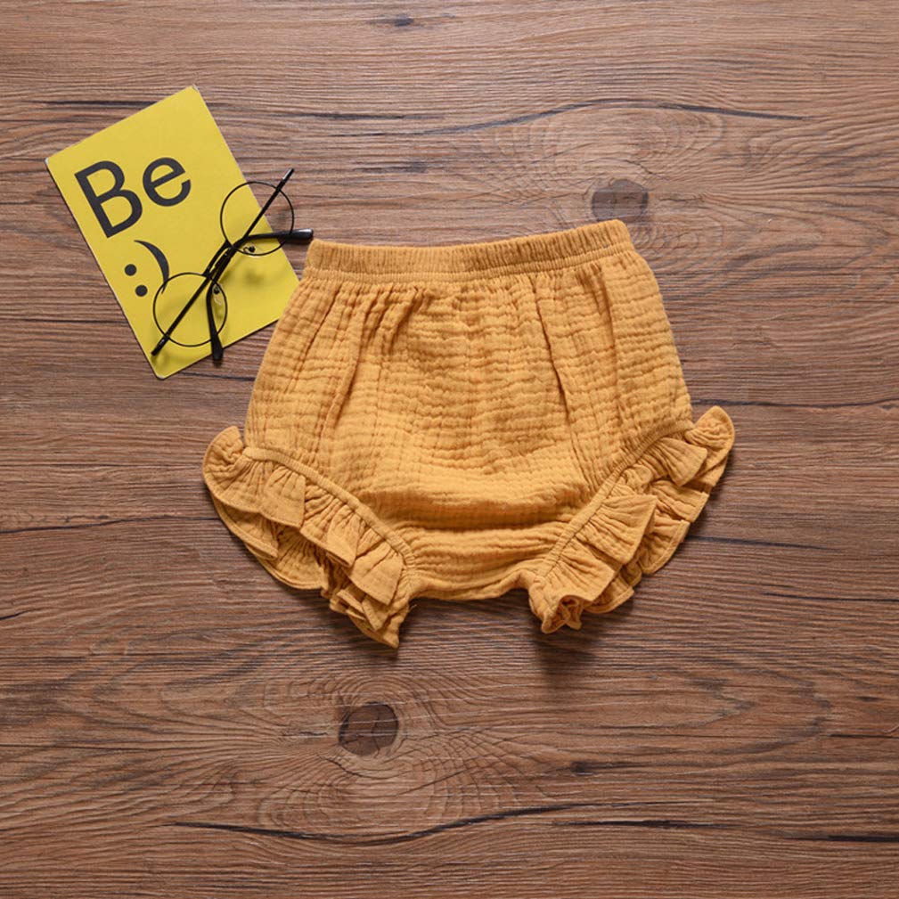 Newborn Baby Shorts Set - 3PC Cotton Linen Bloomers for Girls & Boys | Playtime & Summer Outfits