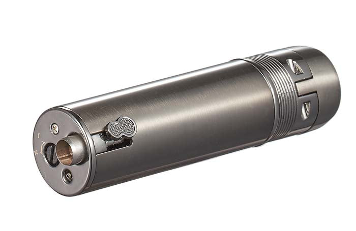 Visol Saddle Triple Torch Lighter - Windproof Butane Lighter for Cigars, Outdoor Camping & BBQ (Gun Metal)