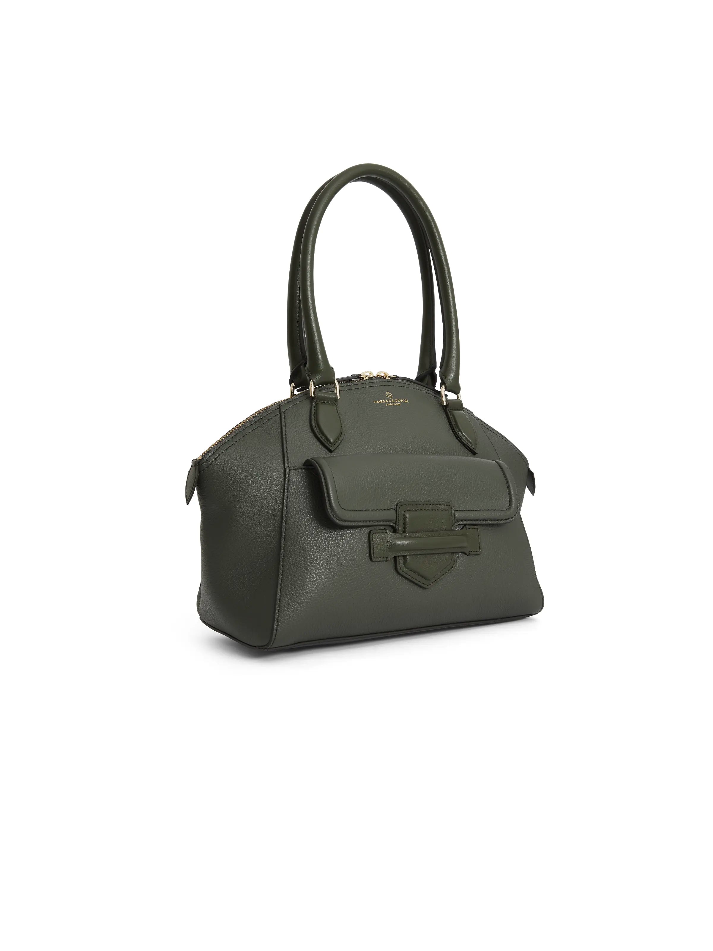 Mini Massingham Handbag - Premium Moss Green Genuine Leather Crossbody Purse for Women | Perfect for Work, Travel & Everyday Use