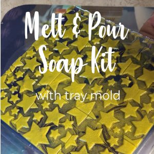 DIY Melt and Pour Soap Making Kit with Silicone Tray Mold - Create Custom Handmade Soaps for Gifts, Spa Days & Home Decor