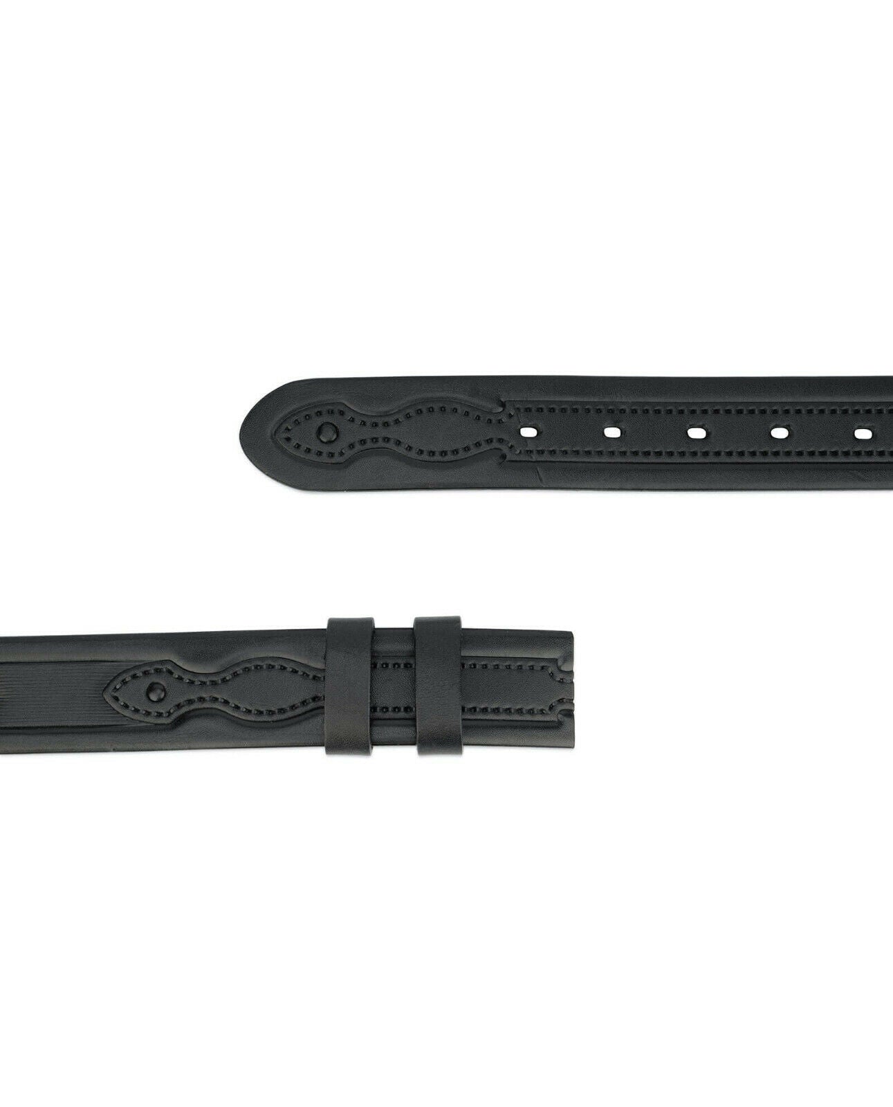 Premium Men's Full Grain Leather Belt Strap - Compatible with Montblanc Buckles - 35mm Genuine Tooled Leather - Perfect for Business, Casual & Formal Wear