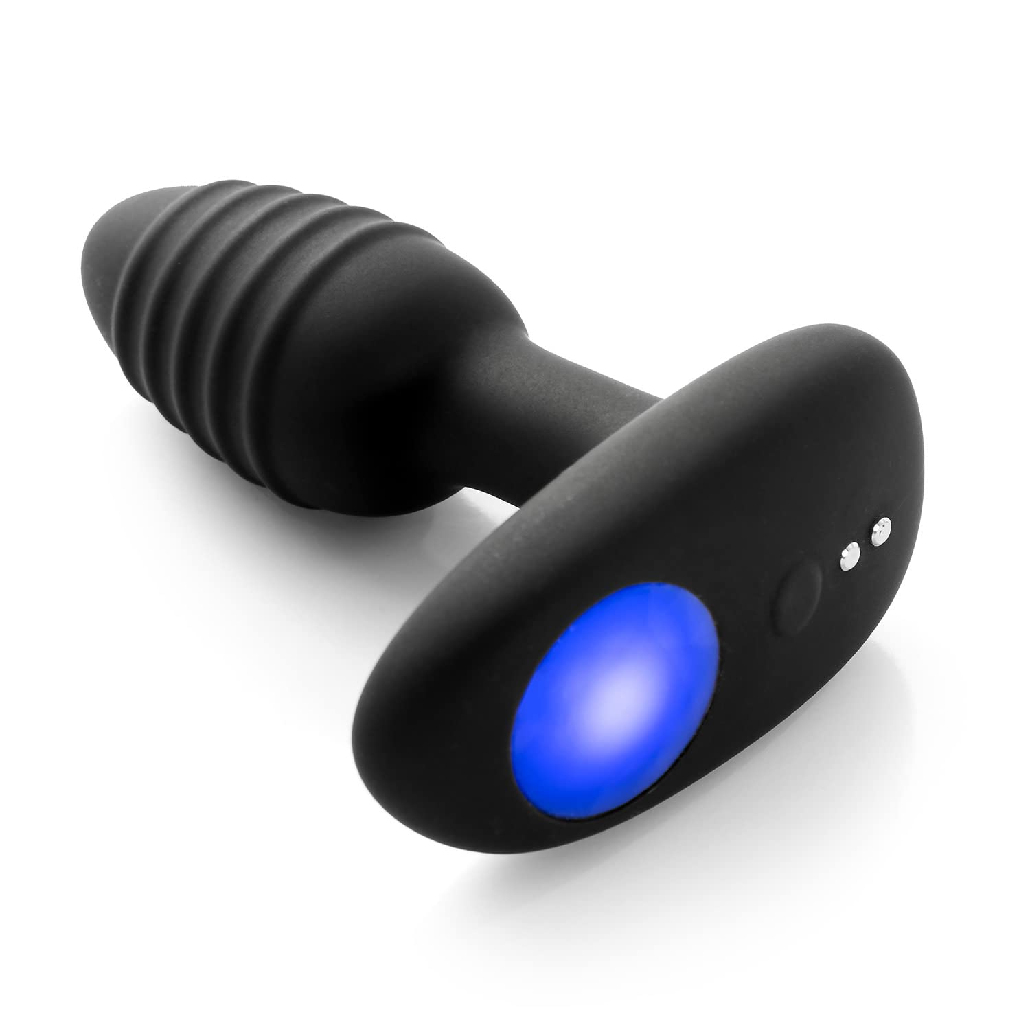 OhMiBod Lumen Bluetooth App Controlled LED Vibrating Butt Plug - 4 Powerful Vibration Modes, Waterproof & Body-Safe Silicone Anal Toy for Couples Play - Long Distance Sex Toy for Romantic Nights & Virtual Intimacy