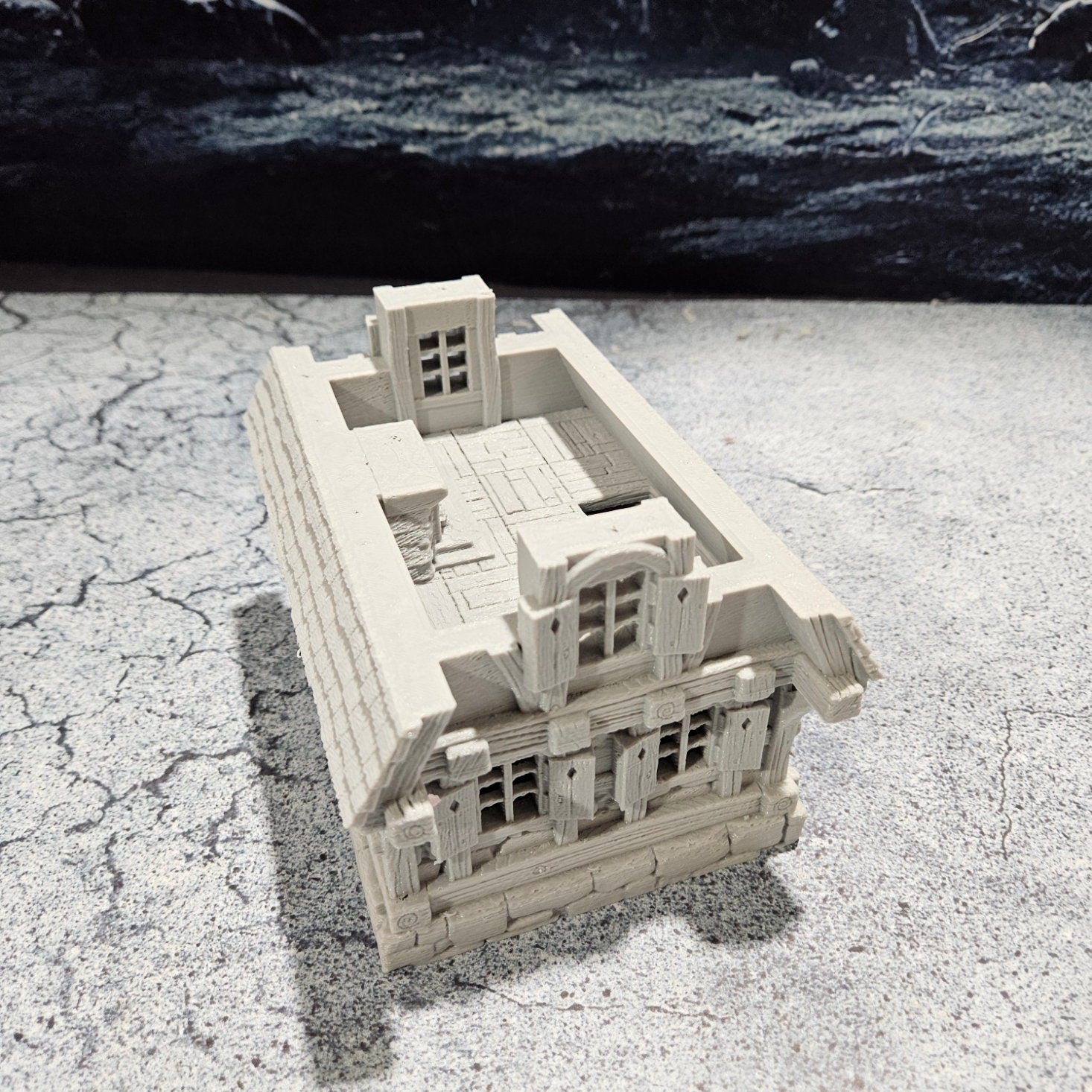 Vladistov House 3 - Gothic Vampire Town Terrain Set for Dungeons & Dragons RPG | Haunted Cursed Village Scenery for Tabletop Gaming & D&D Campaigns