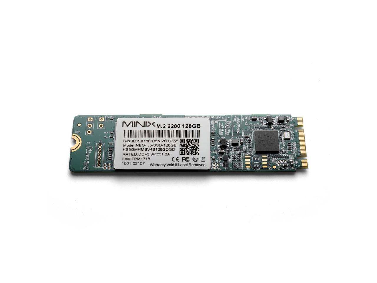 128GB M.2 SSD for Minix Neo J50C-4 with Pre-Installed Windows 10 Pro | Fast Storage Upgrade for Mini PC, Home Office & Media Center Use