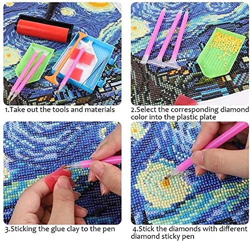 A2 Diamond Painting LED Light Pad Kit - Dimmable Tracing Light Table for DIY Art & Crafts, Perfect for 5D Full & Partial Drill Diamond Painting - Ideal for Home Decor, Gifts & Relaxation Therapy