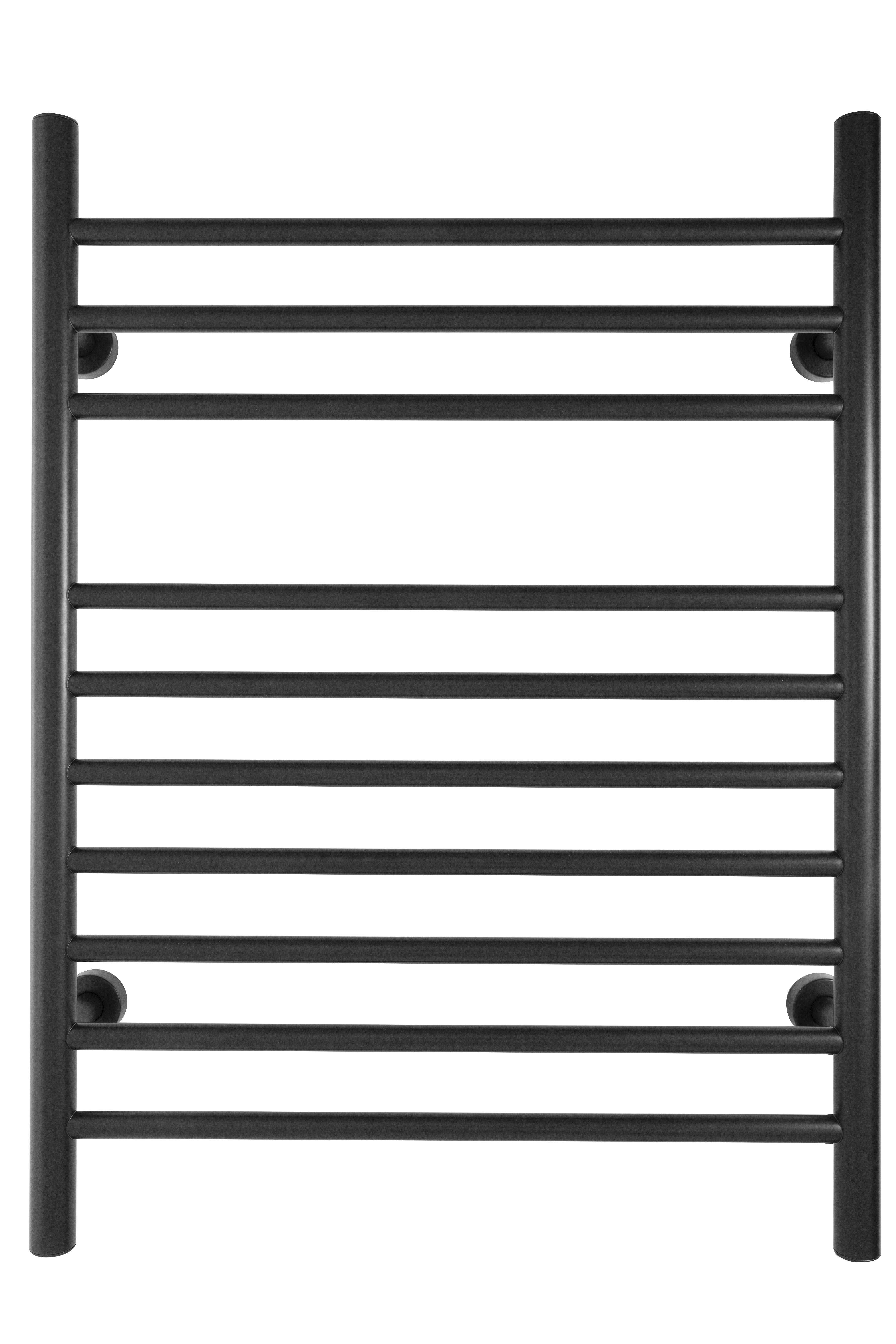 WarmlyYours Infinity Straight Dual Connect Hardwired & Plug-In Electric Towel Warmer 23.6