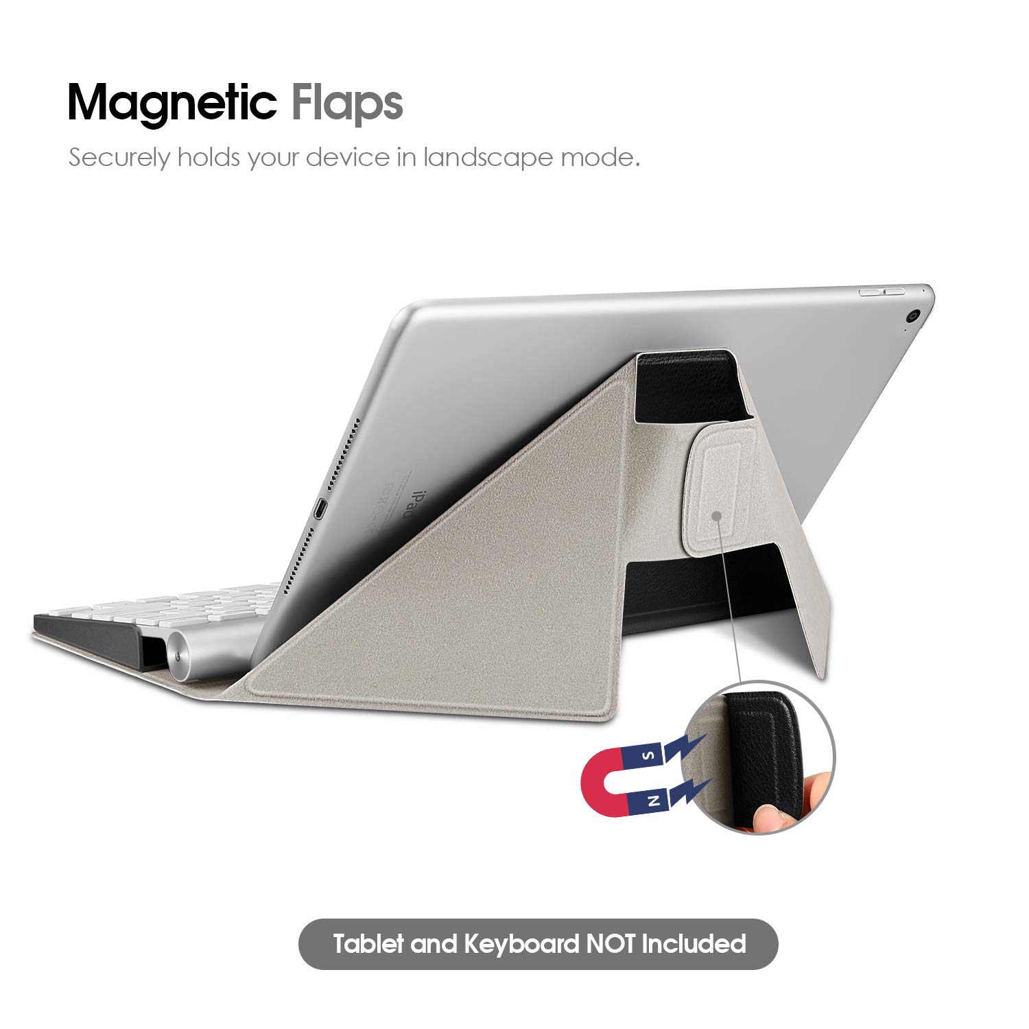Fintie Slim Lightweight Protective Carrying Case for Apple Wireless Keyboard (MC184LL) - Compatible with iPhone, iPad, iPad Pro/Air/Mini/iMac - Perfect for Travel, Office & Home Use - Black