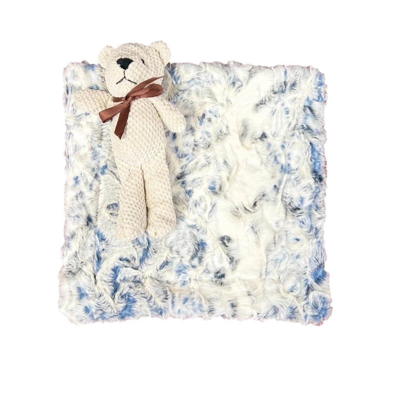 Zandino Couture Soft Baby Security Blanket - Ultra Comfortable & Breathable for Newborns & Toddlers - Perfect for Naptime, Travel & Soothing Fussy Babies