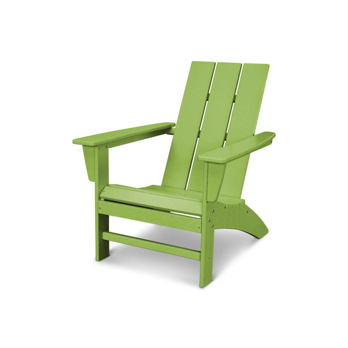 POLYWOOD Modern Adirondack Chair - Durable Outdoor Furniture, All-Weather Resin, Comfortable Patio Seating for Garden, Poolside & Backyard Relaxation