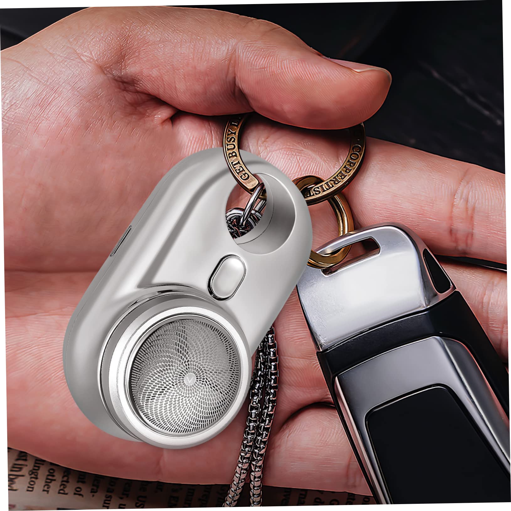2pcs Electric Shaver & Beard Trimmer for Men - Portable Cordless Mini Shaver, Travel Razor with Precision Blades - Perfect for Home, Office & On-the-Go Grooming