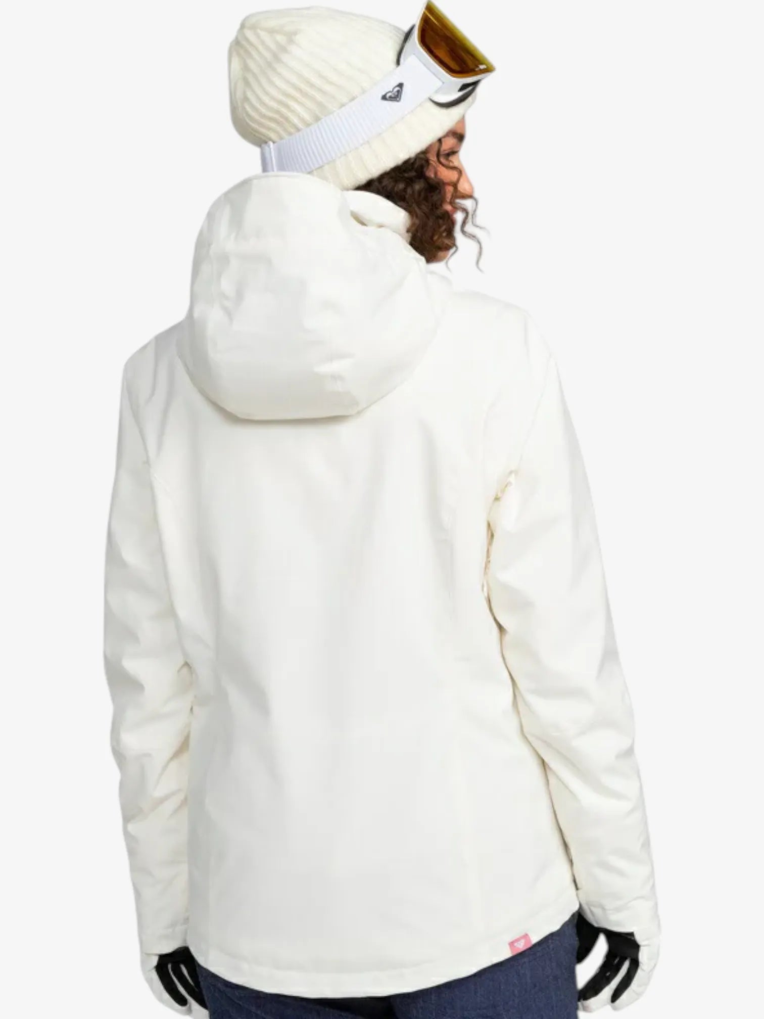Roxy Jetty Solid NP Crudo Snow Jacket - Waterproof Winter Coat for Women - Perfect for Skiing, Snowboarding & Cold Weather Adventures
