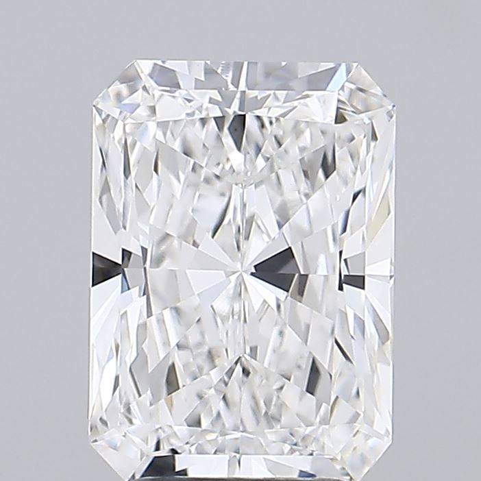 3.04 Carat E Color VVS2 Clarity Radiant Cut Lab-Grown Diamond for Engagement Rings & Fine Jewelry