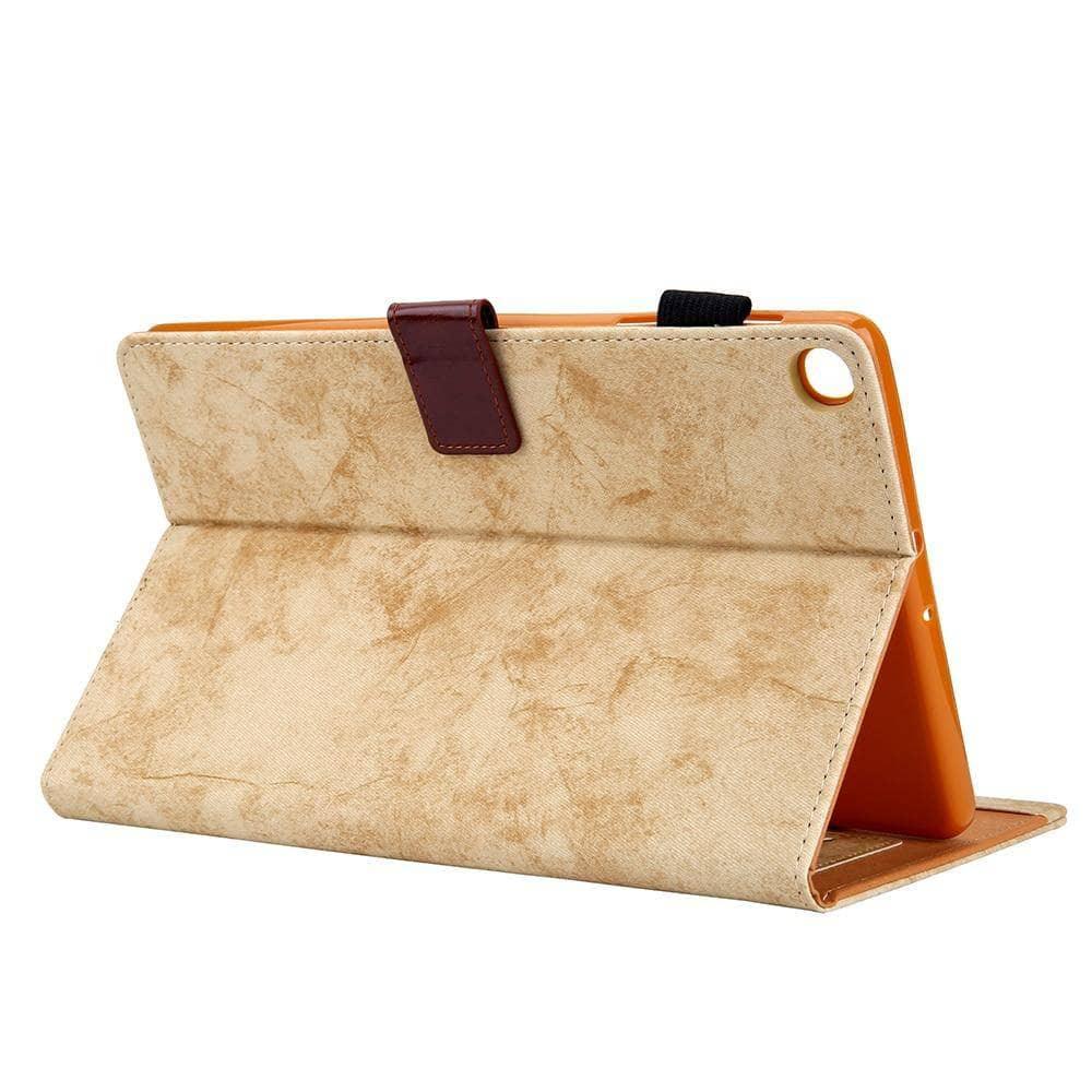 Premium PU Leather Tablet Case for Samsung Galaxy Tab A 10.1 (2019) SM-T510/SM-T515 - Slim Protective Cover with Card Slot - Perfect for Work, Travel & Daily Use