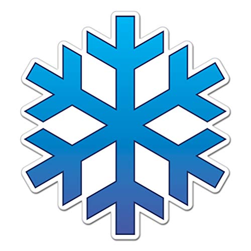 Snowflake Vinyl Stickers - Waterproof, Durable Decals for Laptops, Cars, Tumblers - Winter Holiday Decorations & Gift Ideas