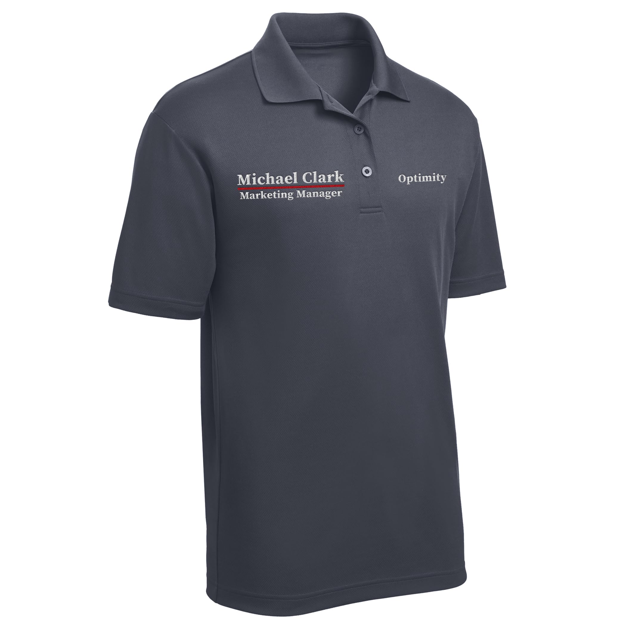 Custom Embroidered Men's Polo Shirts - Personalized Short Sleeve Golf Shirt with Name/Text - Perfect for Golf, Business Casual & Summer Outings