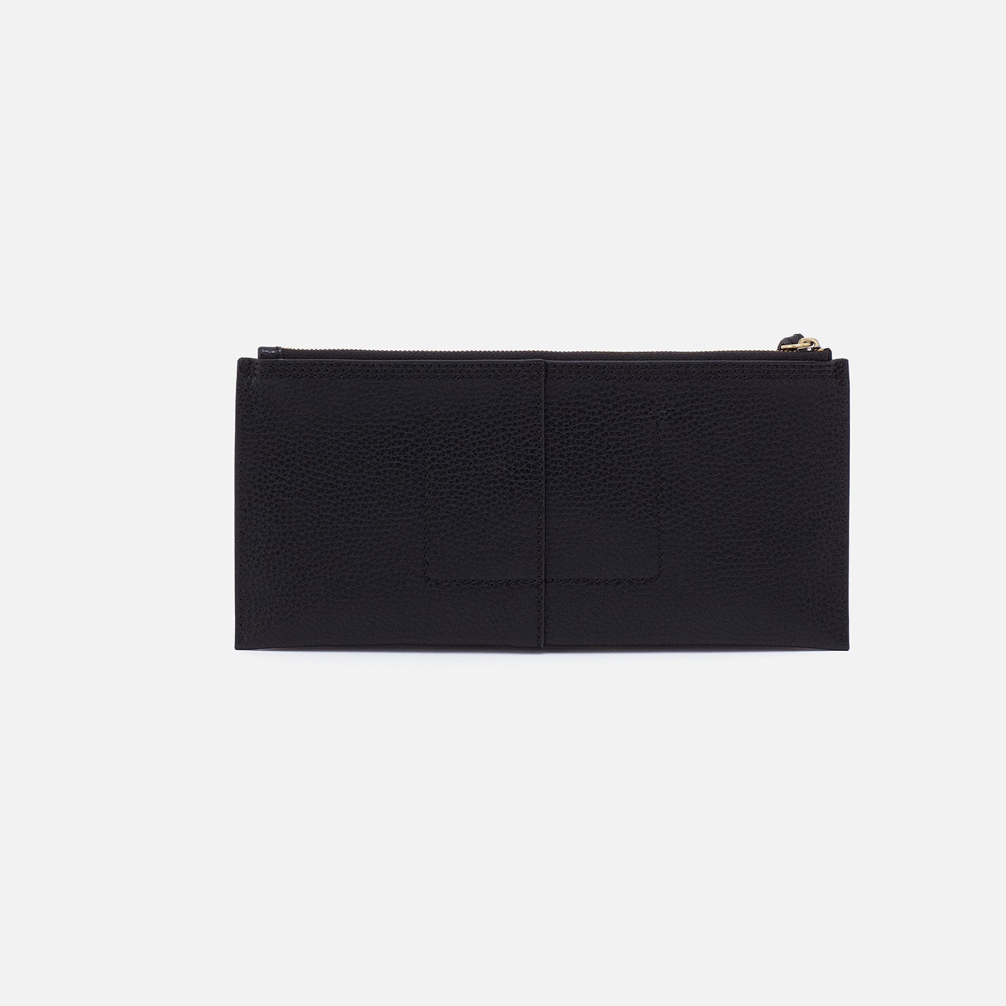 Vida Large Pouch in Micro Pebbled Leather - Black | Premium Leather Clutch for Women | Perfect for Everyday Use, Travel & Special Occasions