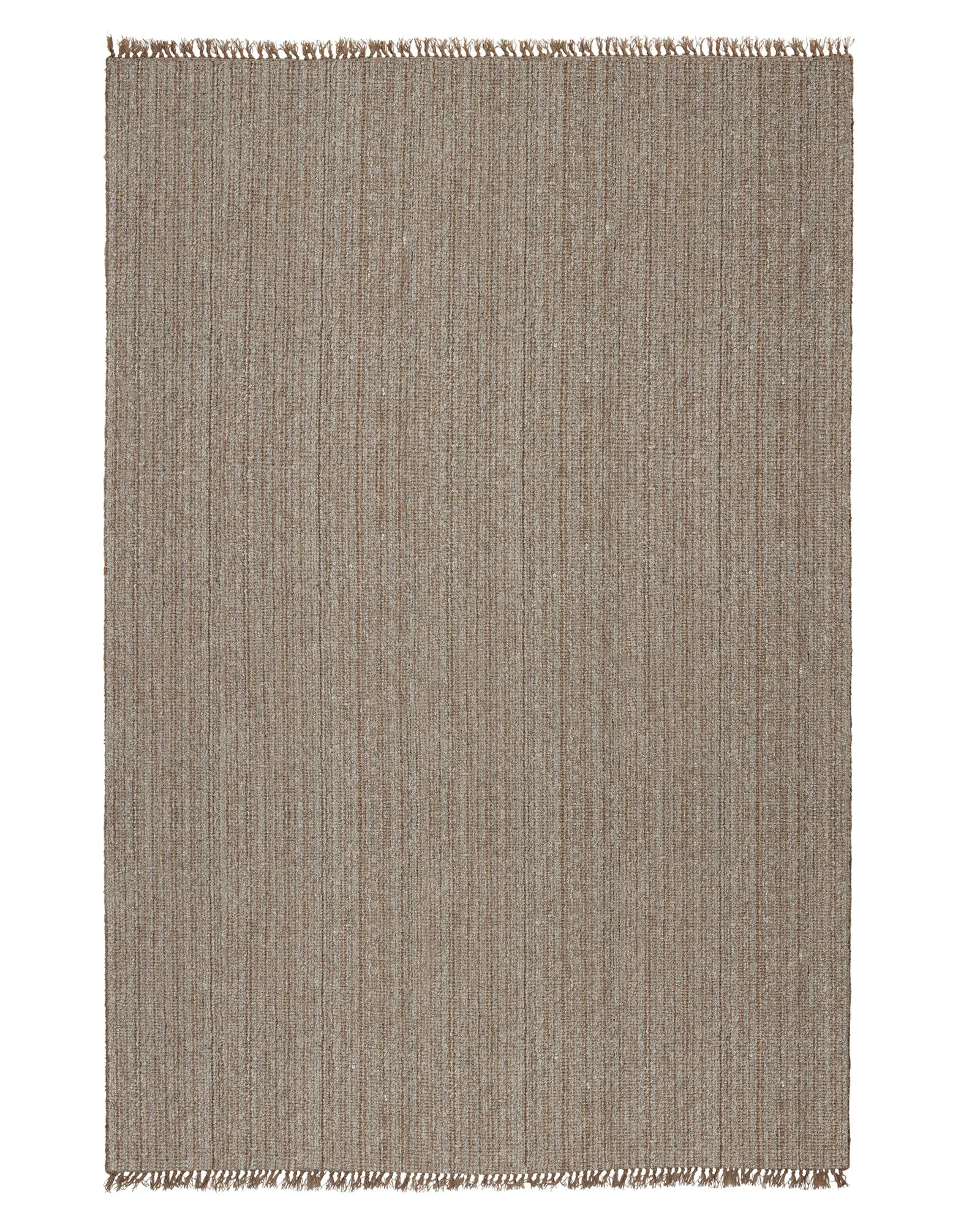 Handmade Puglia Rug in Soft Taupe - Boho Chic Area Rug for Living Room, Bedroom & Nursery