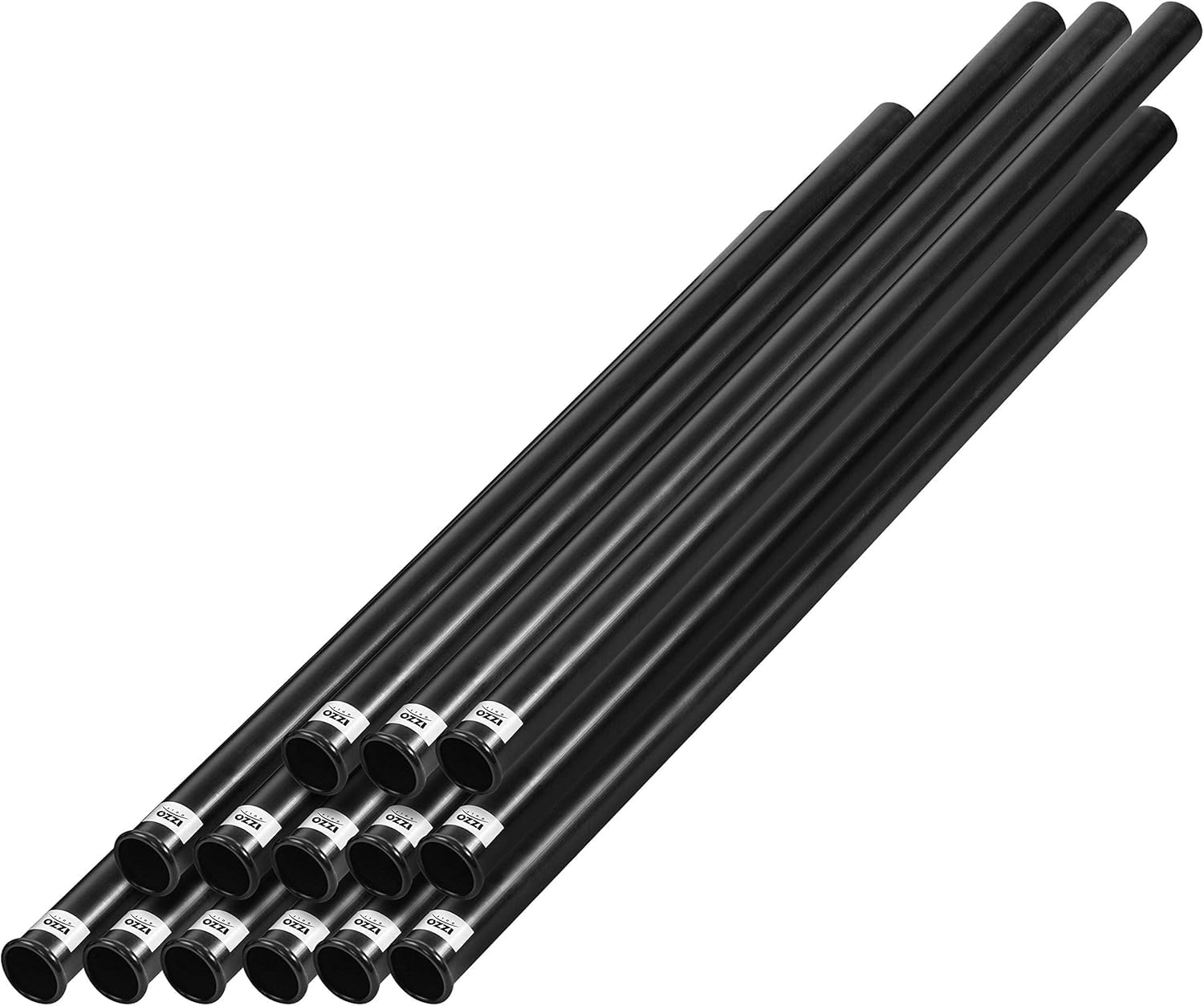 IZZO Golf Black Plastic Golf Club Tube - Durable Golf Club Protector for Travel & Storage | Perfect for Golfers & Travel Enthusiasts