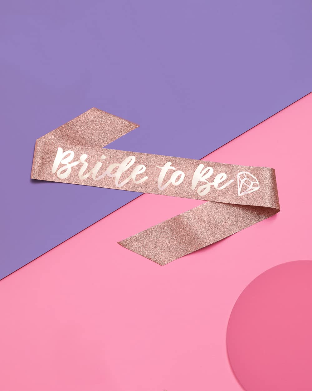 Fetti Rose Gold Glitter Bachelorette Party Sash - Bride To Be | Bachelorette Party Decorations, Bridal Shower Gift for Bride | Perfect for Bachelorette Parties, Wedding Showers & Bridal Celebrations