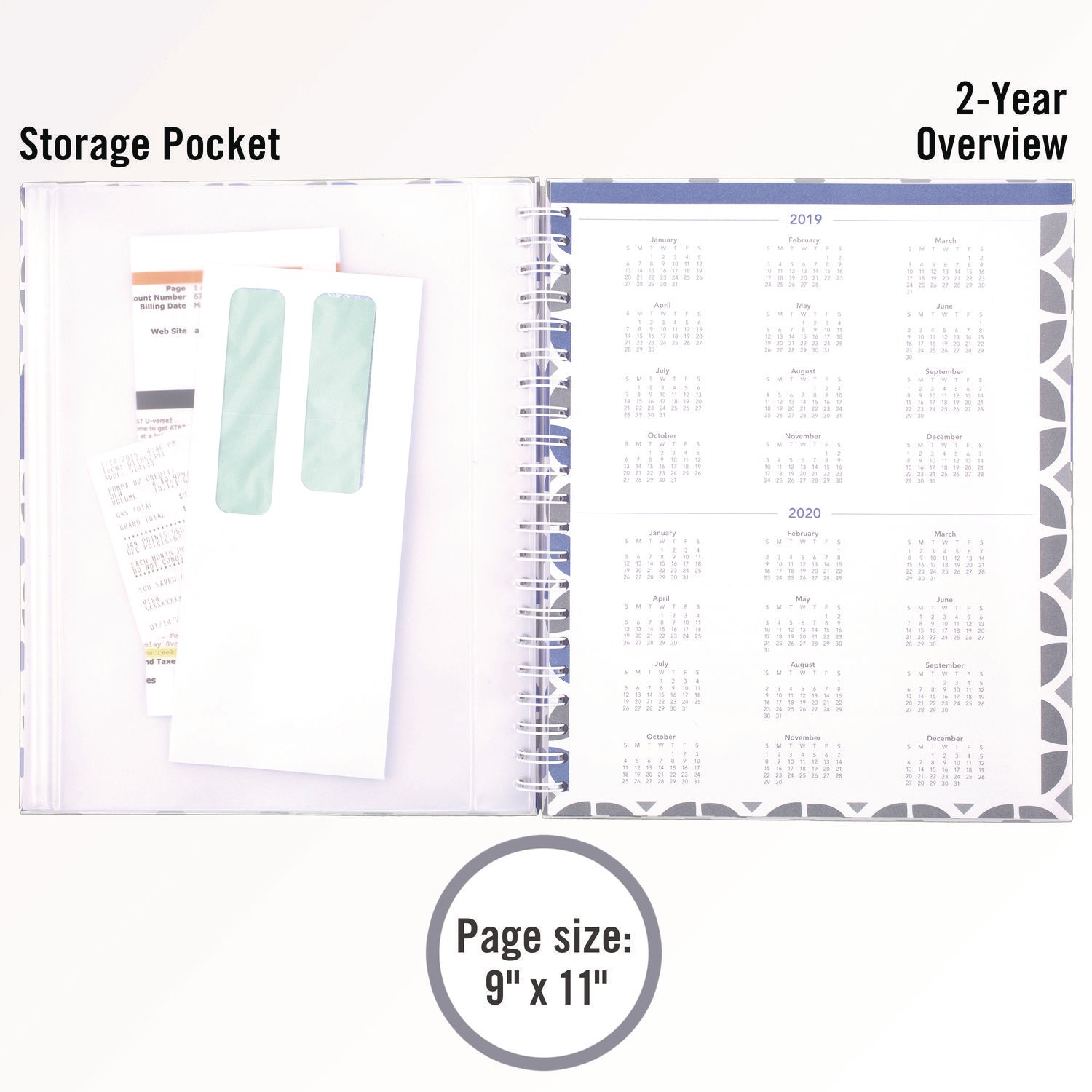 AT A GLANCE Day Runner Monthly Home Finance Organizer - 5 Column Budget Planner with Black/Green/White Cover - 11x9 Inches, 30 Sheets per Book - Perfect for Personal Finance Tracking, Bill Organization & Household Budgeting