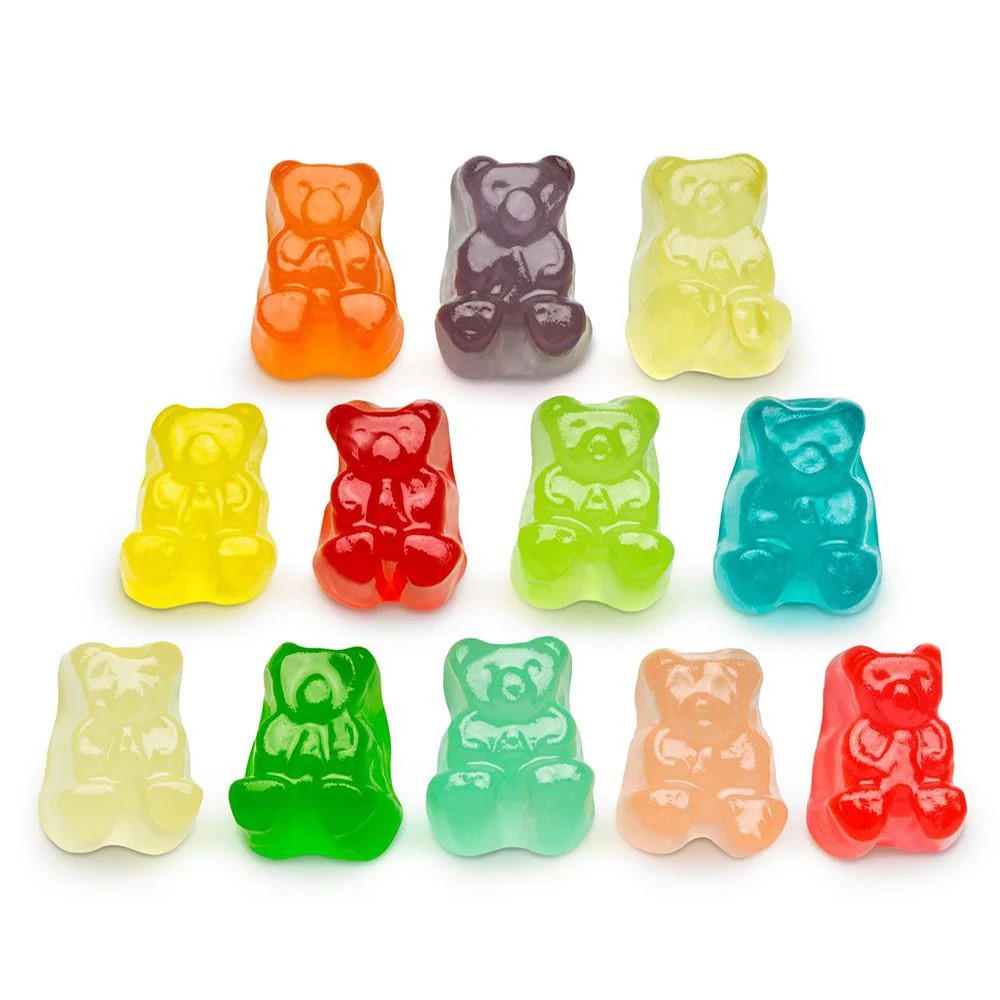 Albanese Gummy Bears 5lb Bulk Bag - Assorted Fruit Flavors, Soft & Chewy Candy for Parties, Movie Nights, and Office Snacks