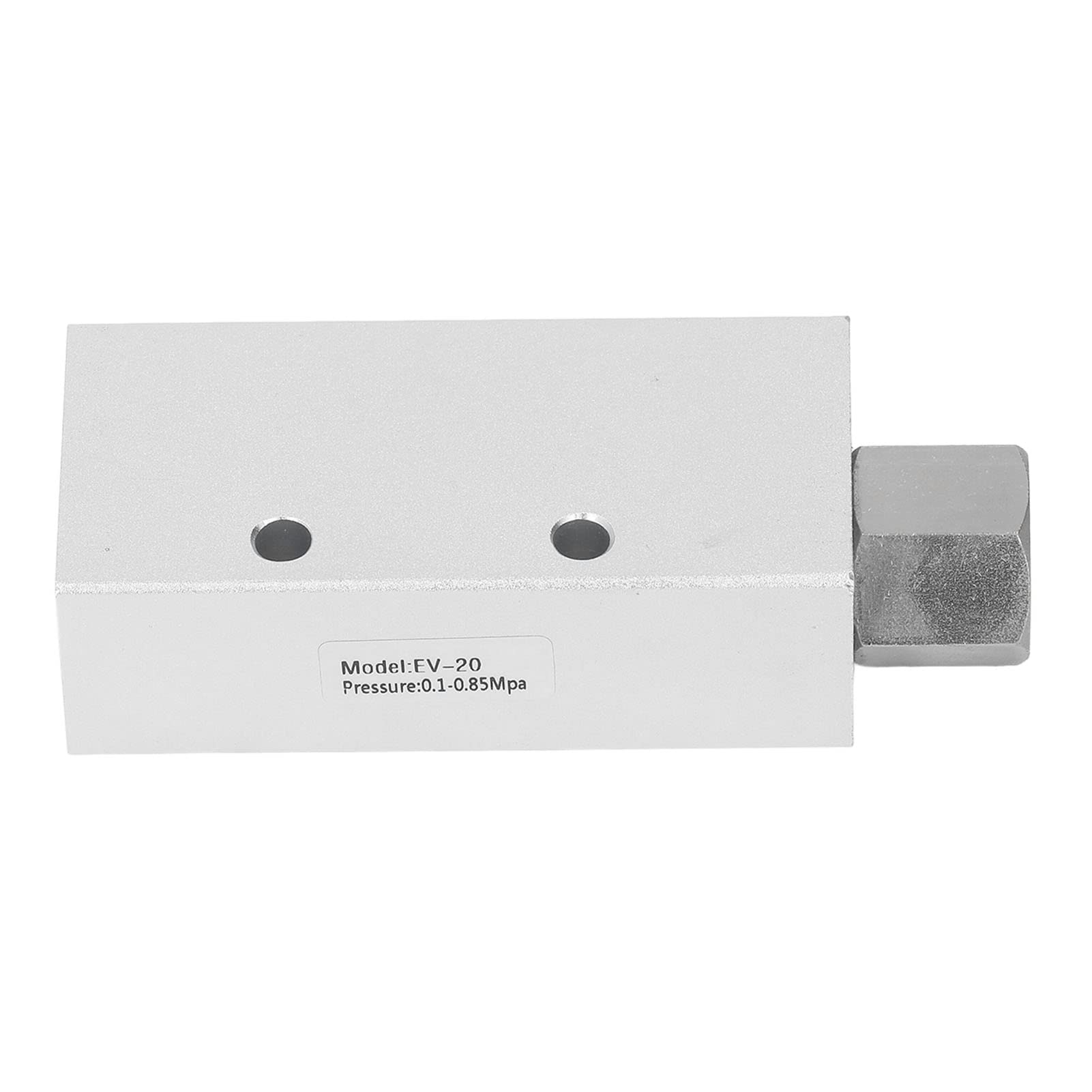 EV-20 Explosion-Proof Pneumatic Vacuum Generator - Hard Oxidation Machined Industrial Vacuum Ejector for Production Workshops | Ideal for CNC Machining, Automation Systems & Manufacturing Processes