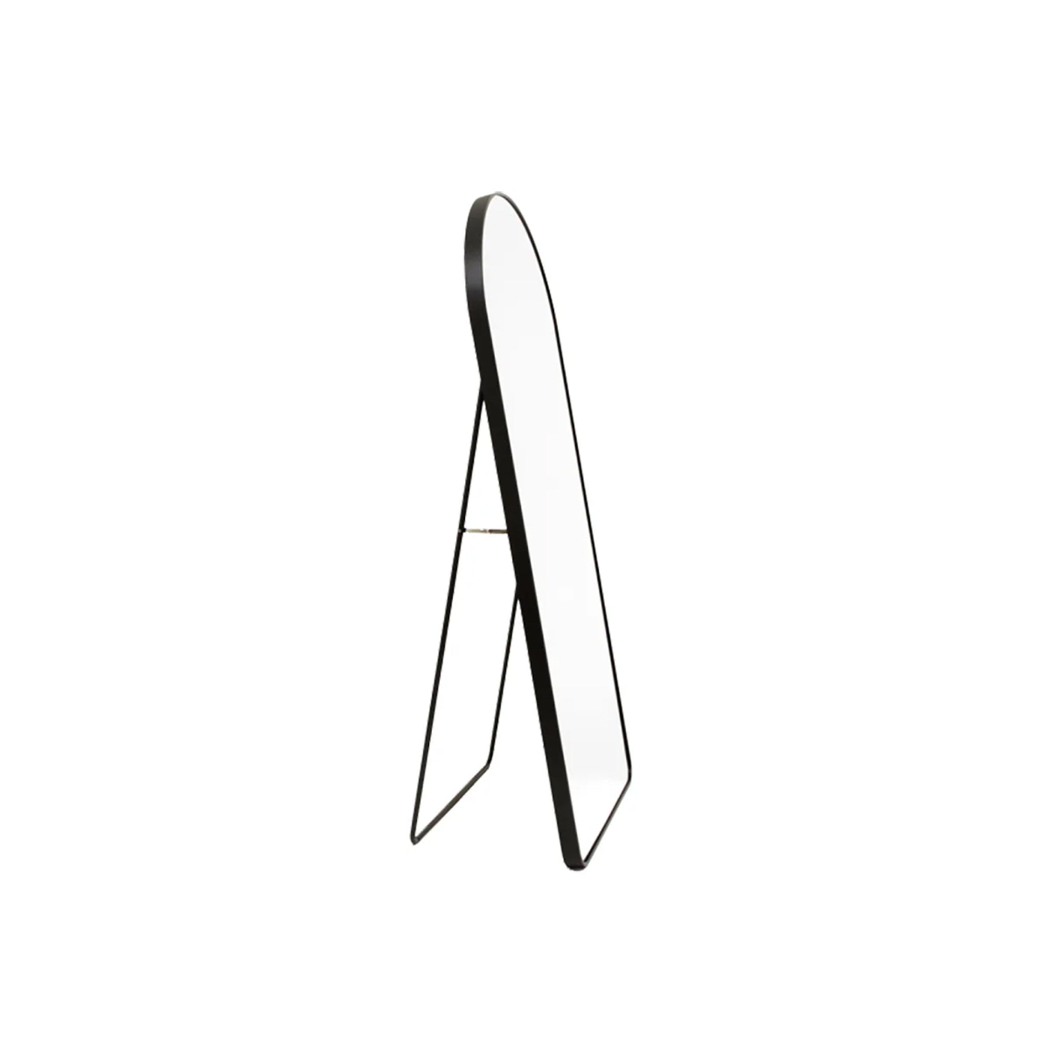 MIDDLE OF NOWHERE Black Standing Arch Mirror - 65x152cm Curved Full-Length Floor Mirror for Bedroom, Living Room & Entryway Decor