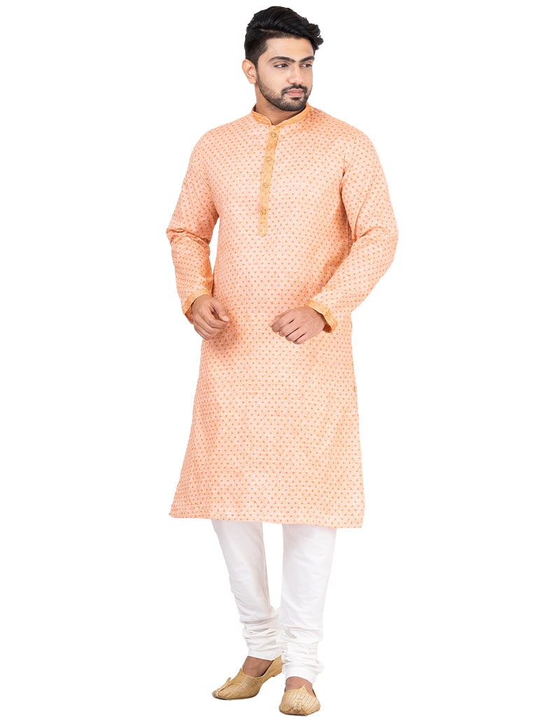 BISCUIT Kurta for Women - Soft Cotton Linen Blend Churidar Set - Comfortable Indian Ethnic Wear for Festivals, Weddings & Casual Outings