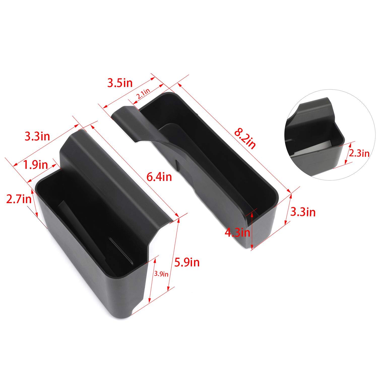 JeCar JK Storage Tray & Gear Shift Organizer - Center Console Accessory for 2007-2010 Jeep Wrangler JK/JKU | Perfect for Road Trips & Off-Road Adventures