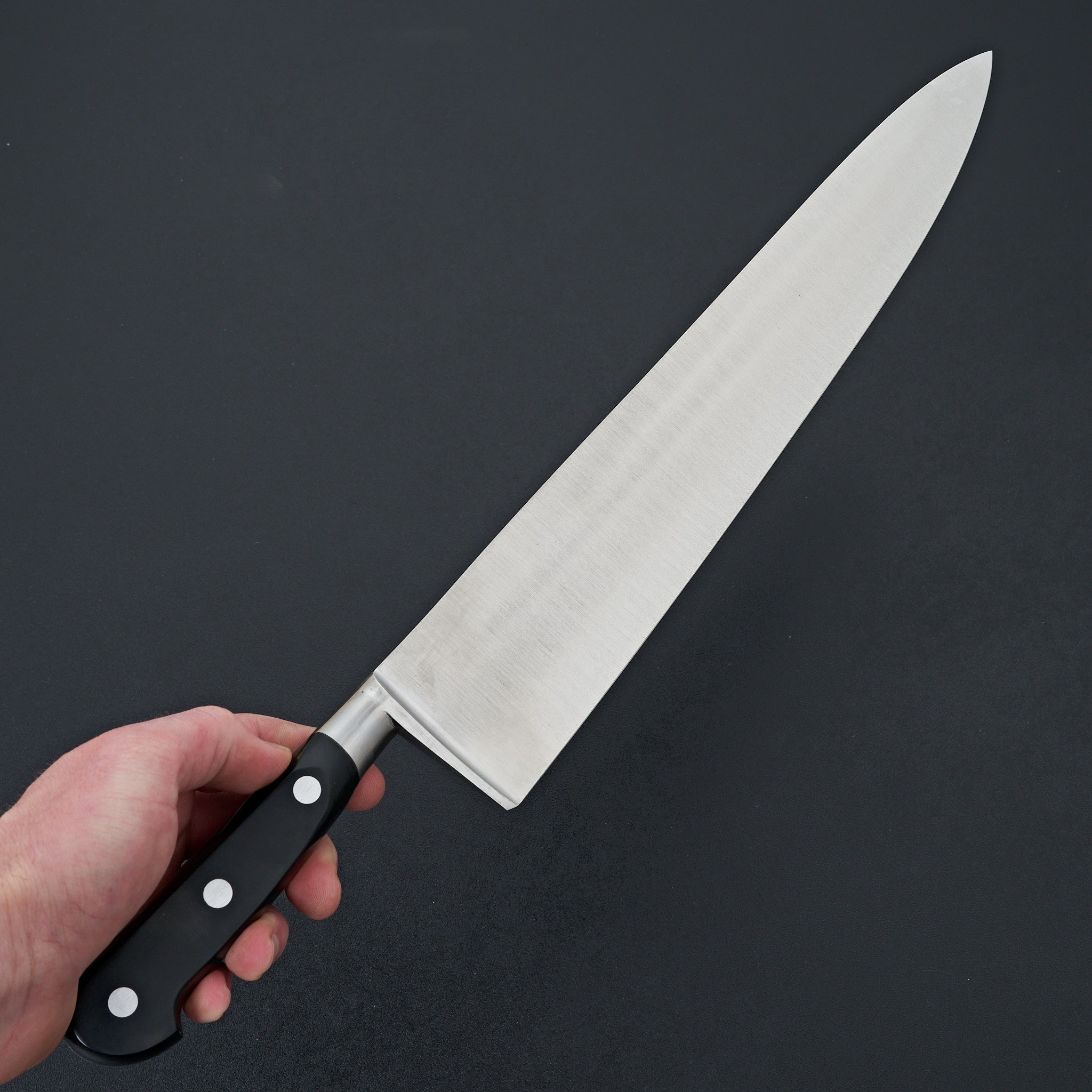 K Sabatier Authentique 14-Inch Professional Chef Knife - High-Quality Stainless Steel Kitchen Knife for Cooking, Slicing, and Chopping - Perfect for Home Chefs and Professional Kitchens