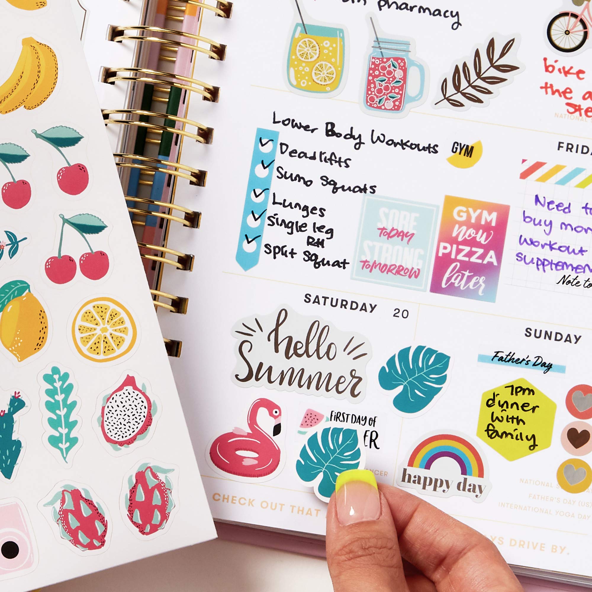 Avery Student Planner Stickers Pack - 1,452 Colorful Stickers for School Planners, Journals & Calendars | 30 Sheets | Perfect for Organizing Homework, Exams & Daily Schedules (6784)