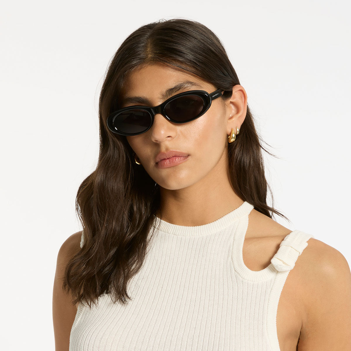 Dopamine Sunglasses for Women & Men - Trendy Black UV Protection Shades for Outdoor Activities, Driving, and Beach Vacations