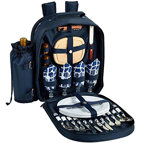 Navy/White With Trellis Blue