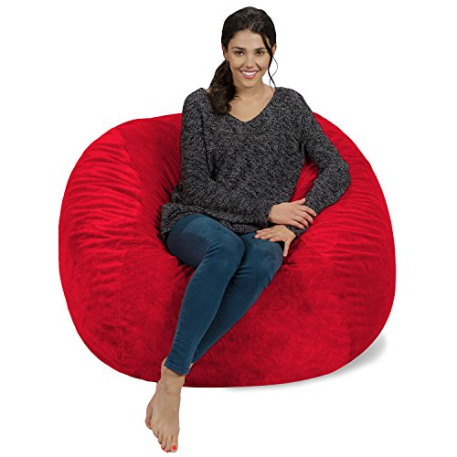 Microsuede - Red Furry