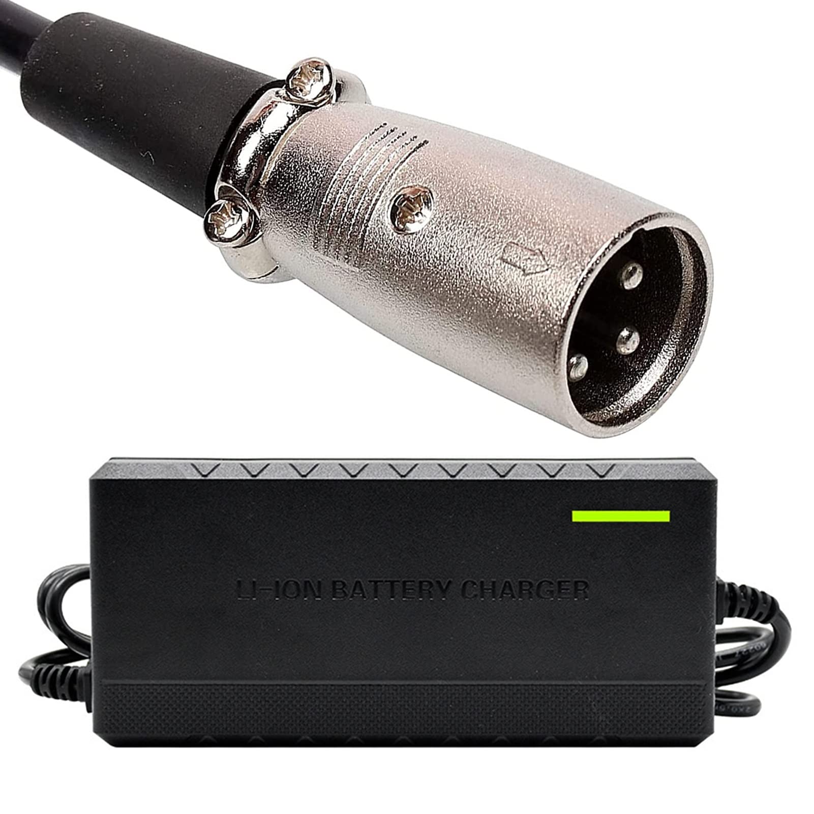 24V 5A Mobility Scooter Charger with XLR Connector & LED Indicator - Compatible with Electric Wheelchairs, Bikes, and Scooters - Perfect for Home, Travel, and Outdoor Use